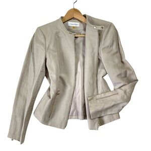 Calvin Klein Linen Jacket /Women's Size M/10